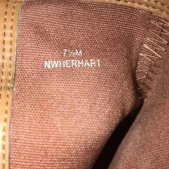 Nine West Suede Peep Toe Booties Size 7.5 - Picture 6 of 7